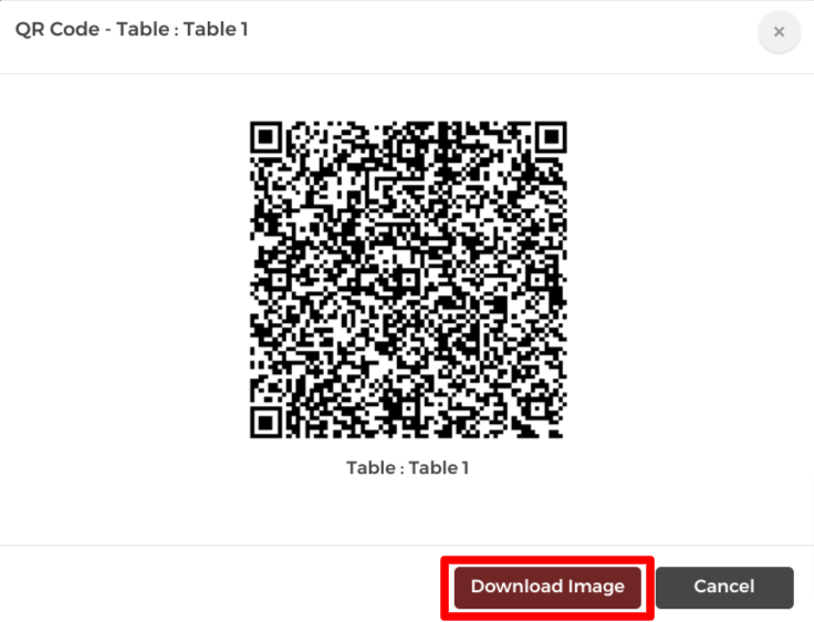 Create a table service QR code – Moduurn Support