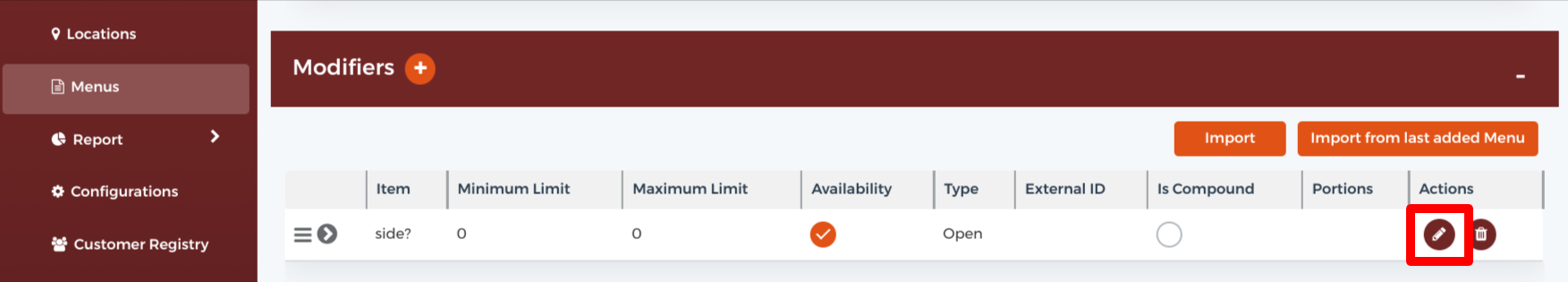 Edit Modifiers – Moduurn Support